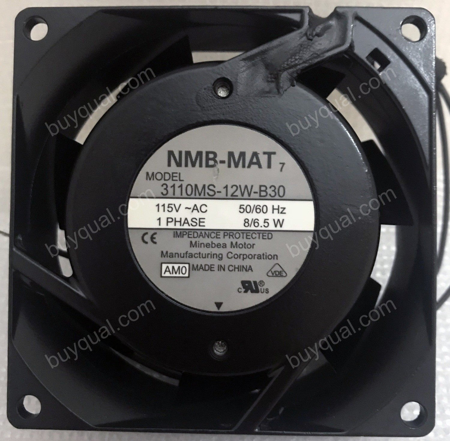 NMB 3110MS-12W-B30 115V 8/6.5W 2wires Cooling Fan NMB 3110MS-12W-B30 115V 8/6.5W 2wires Cooling Fan